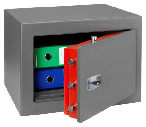 Technomax TECHNOFIRE DPK/5 Tresor mit 30 Minuten Feuerschutz, EN 14450 S2, 2.500 Euro Bargeldversicherung, braun