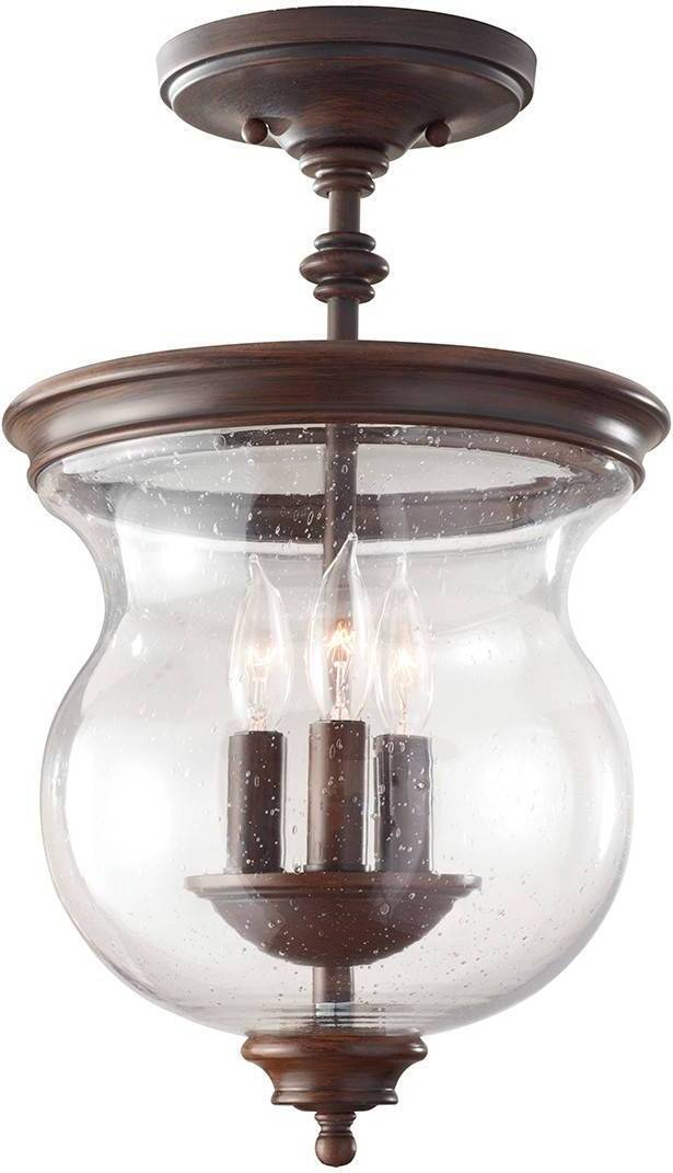 Elstead Lighting Elstead Pickering Lane Deckenleuchte E14 3-fach Heritage Bronze FE-PICKERING-LANE-SF