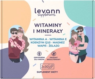 LEVANN Foods by Ann Vitamins 30 capsules + Minerals 30 capsules - Langzeit! 1924