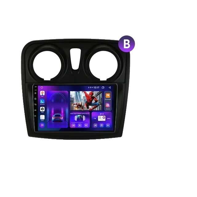 Auto-Stereo-Rádio-Multimedia-Player, Android 12, GPS Carplay Auto-DVD, T8-Kamera-B