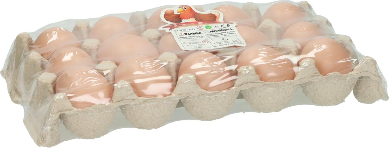 NoBrand Plastik-Eier - 15 Stück.