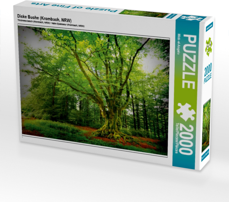 Calvendo Dicke Buche (Krombach, NRW) 2000 Teile Puzzle quer 900x670mm, CALVENDO; 7462320