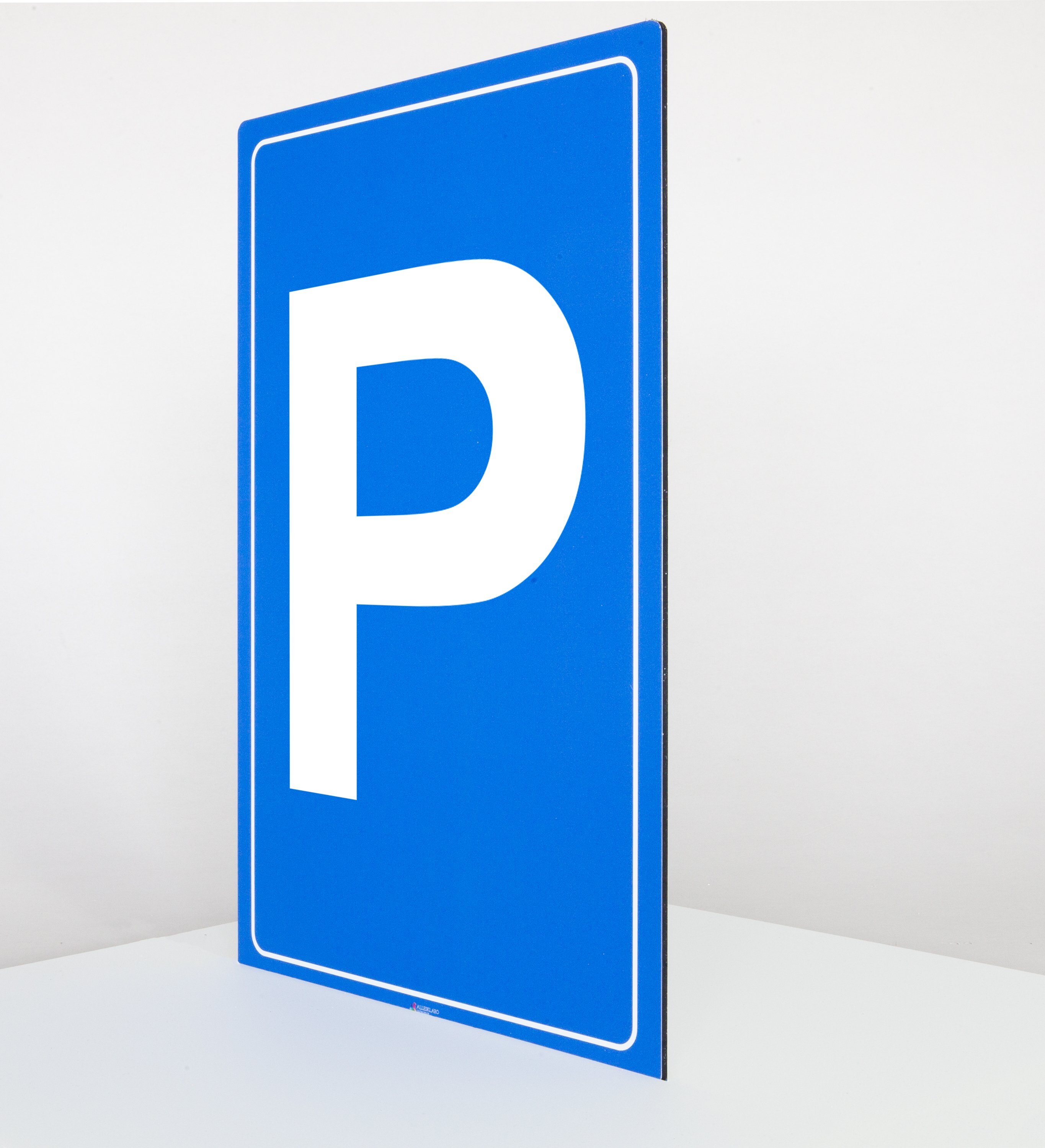 Samunshi Parkplatz-Aufkleber Auto Blau – 33x50 Cm, Mehrfarbig | Wetterfest, UV-beständig, Für Glas & Glatte Flächen