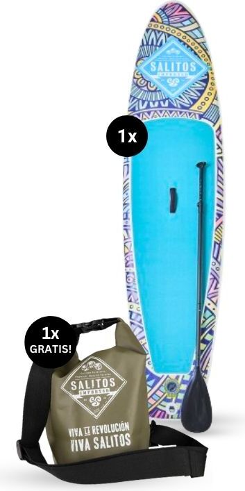 SALITOS Stand-Up-Paddle-Board SUP Türkis [Spar-Paket]
