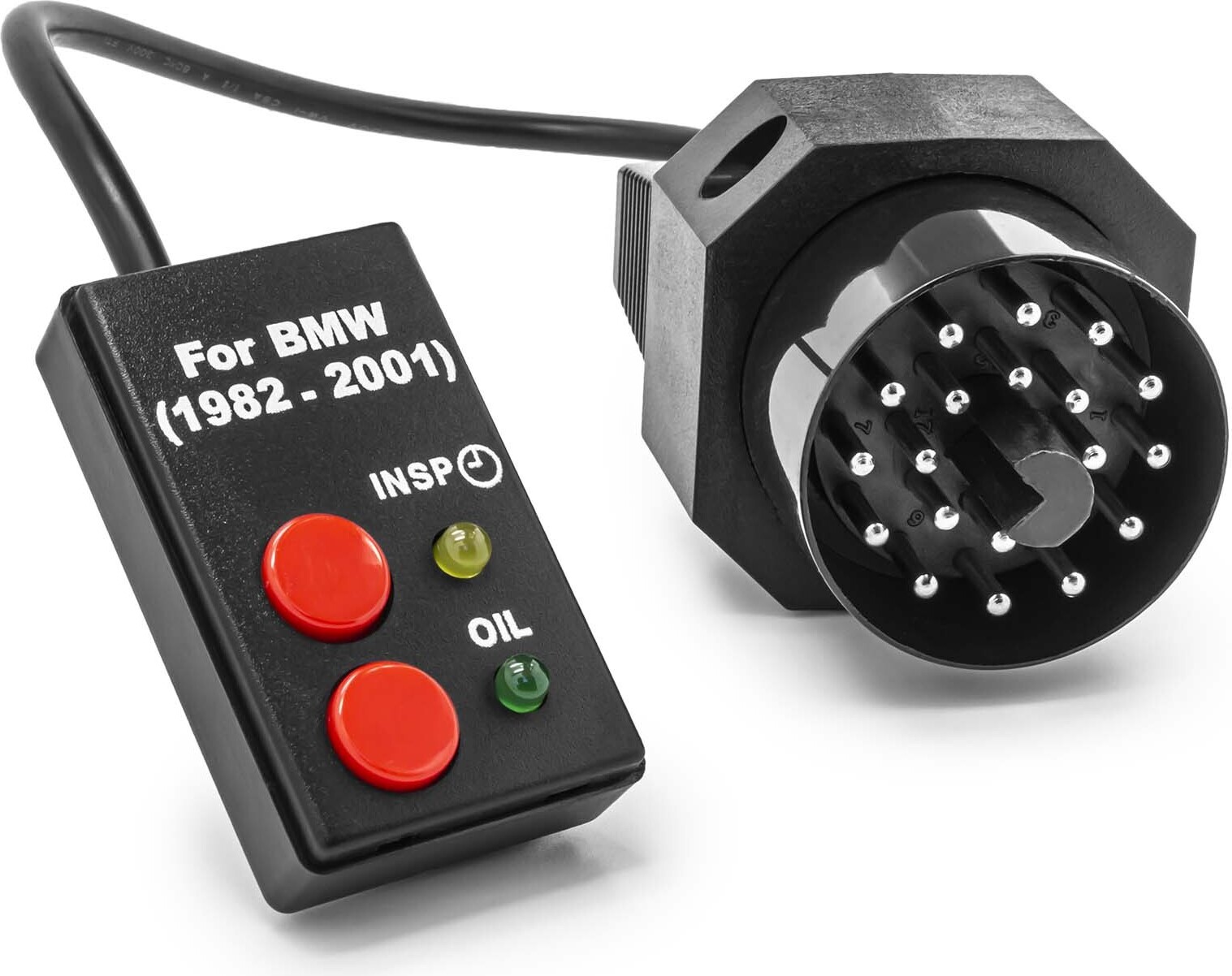 adapter universe Öl Service Intervall Rücksteller Reset OBD passend für BMW E28 E30 E34 E36 E38 E39 E46 Z3 7270