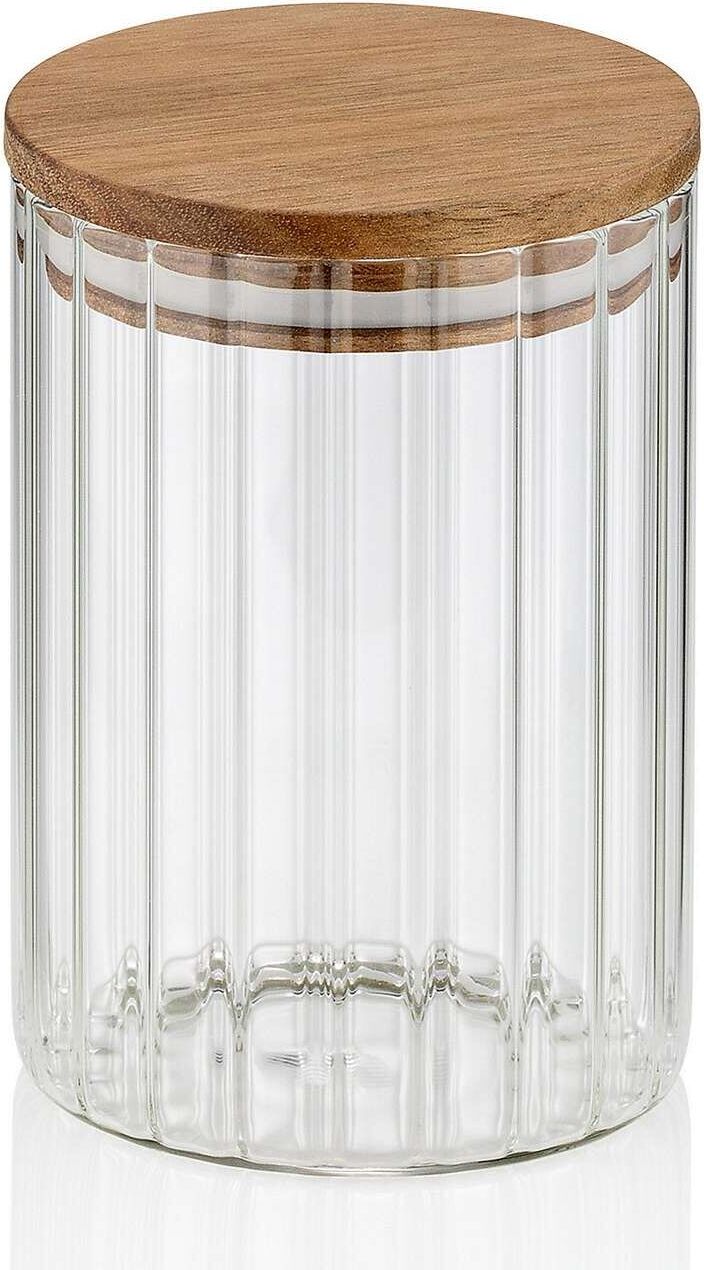 Kochtopf, 0,6 L, Borosilikatglas, Akazienholz, 13 cm - Kela | Dorothea