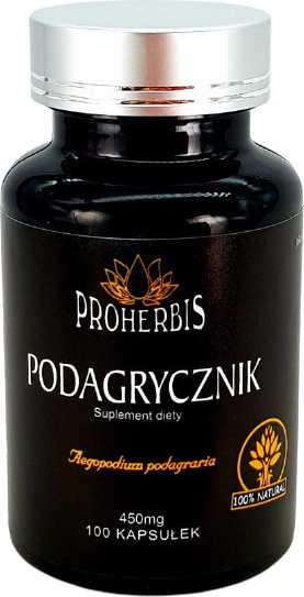 Proherbis Podagrycznik na ukad moczowy, 100 kapsuek