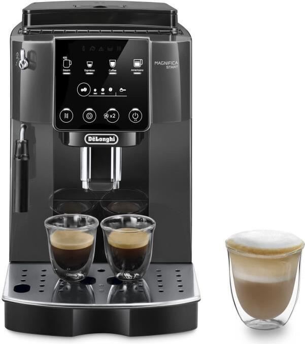 Plne automatický kávovar s mlynčekom, DELONGHI Magnifica Start ECAM220.22.GB, 3 recepty na kávu, nastaviteľné množstvo kávy a vody