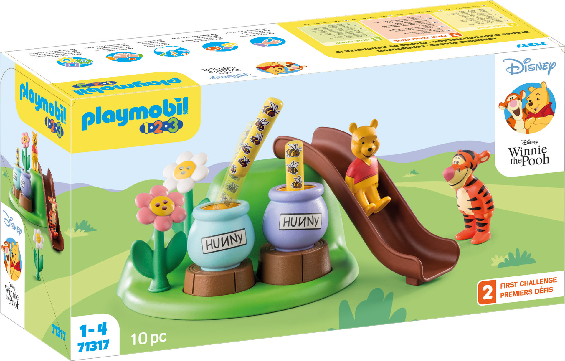 PLAYMOBIL Disney & Winnie the Pooh 71317 1.2.3 & Disney: Winnies & Tiggers Bienengarten