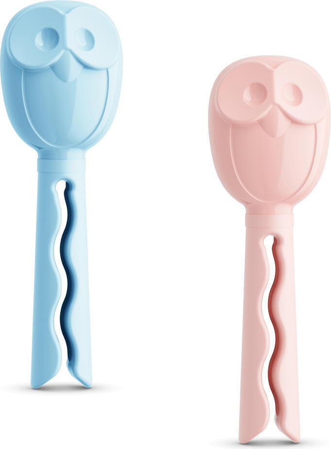 Koziol Elli, 2er Set, Verschlussclip, Verschluss Clip, Tütenverschluss, 9 cm, Powder Blue / Powder Pink, 5316407