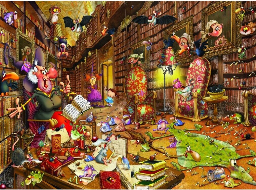 GRAFIKA Hexenpuzzle 2000 Teile 30388