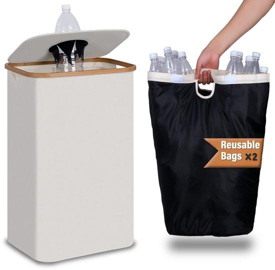 OEM efluky Pfandflaschenbehälter mit Deckel, 100 l, Pfandflaschenlager mit zwei Tragetaschen 2026