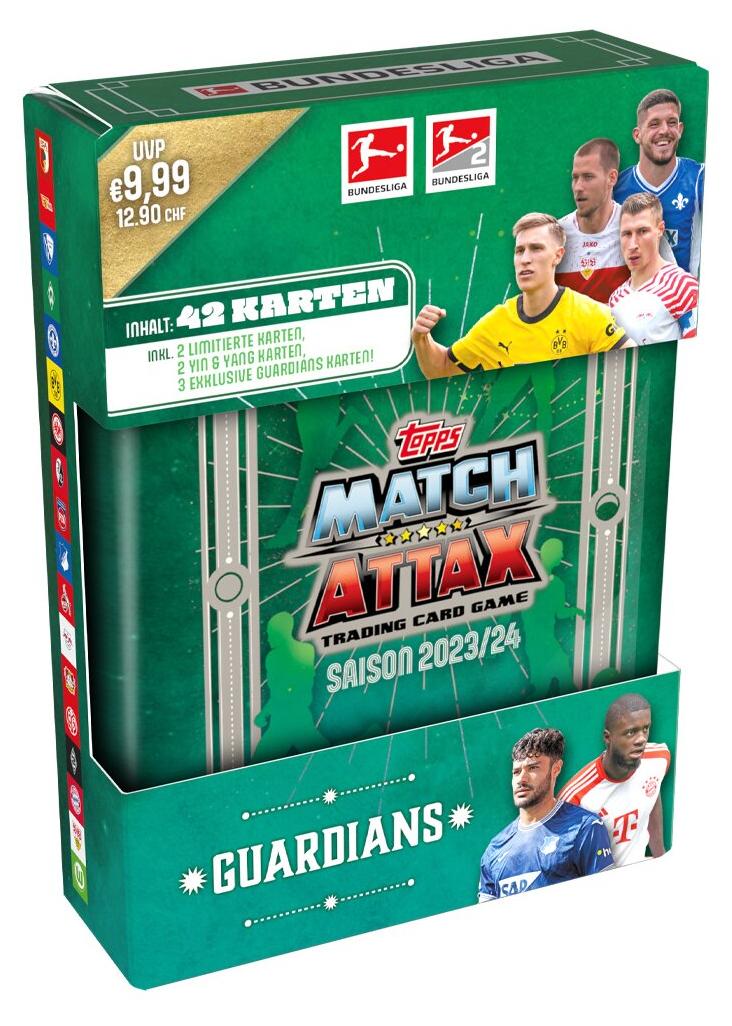 Topps Match Attax Bundesliga - 2023/24 - 1 Mini Tin Box (zufällige Auswahl) 6700