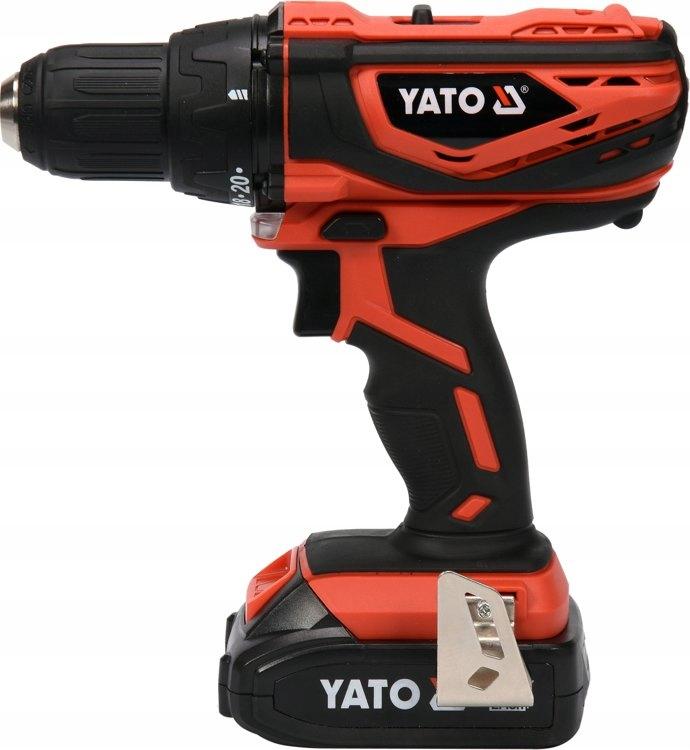 Bohrmaschine/Schrauber Yato 18V 40Nm 2-Speed Led, Acum. 2Ah Für Metall Und Holz BELLA-T-2664