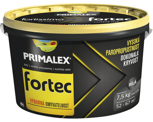 Wandfarbe Primalex Fortec weiß 7,5 kg