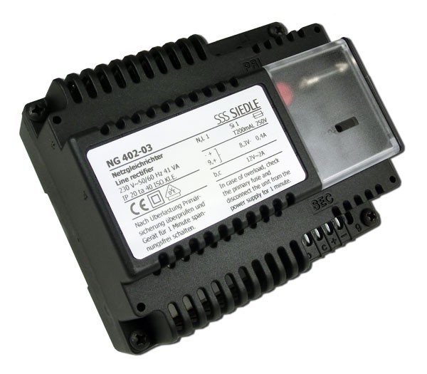 Siedle NG 402-03 - Schwarz - Siedle - 0 - 40 °C - CE - 107 mm - 60 mm (200033590-00)