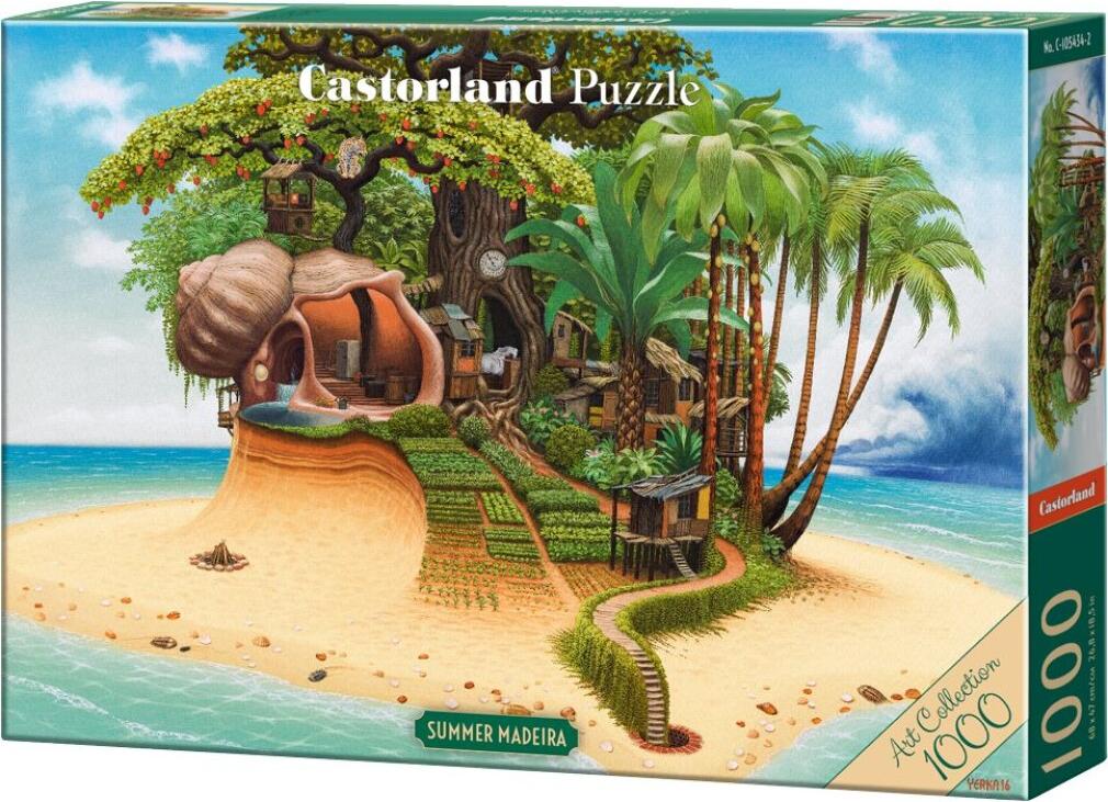 CASTORLAND Puzzle-Kunstsammlung: Leth Madeira 1000 Puzzles