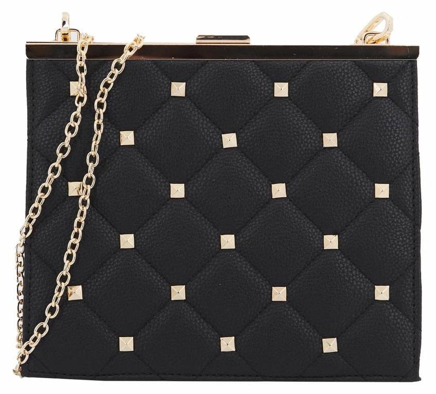 MENBUR 85206M BOLSO ACOLCHADO DETALLE TACH Schwarz