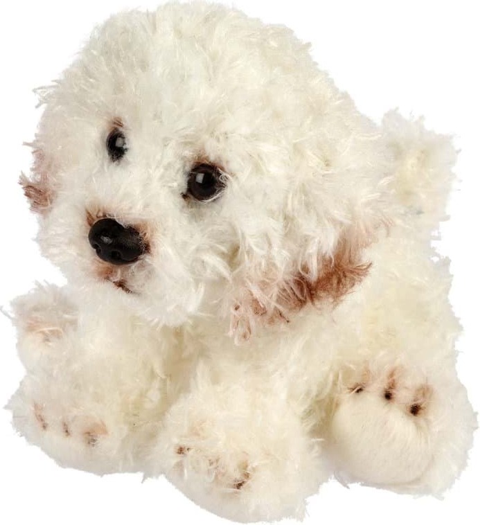Kuscheltiere*biz Doodle Pudel Bichon Frise Kuscheltier Hund Plüschtier Schnuffelhund WAFFLES