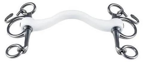 Trust Equestrian Pelham Kurz Inno Sense Stange Port Hard 20 mm Hohe Zungenfreiheit 11,5 cm