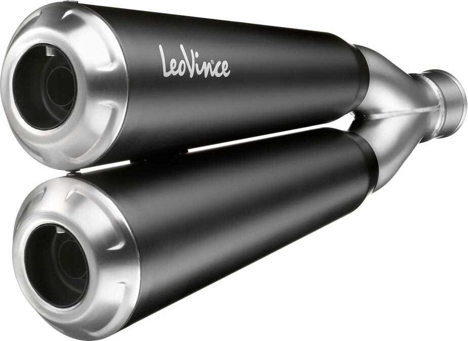 Leovince Gp Duals Yamaha Mt-07/fz-07 14-16/mt-07/fz-07 17-20 Ref:15107 Stainless Steel Homologiertes Vollliniensystem Silber Homologated Silber Homologated