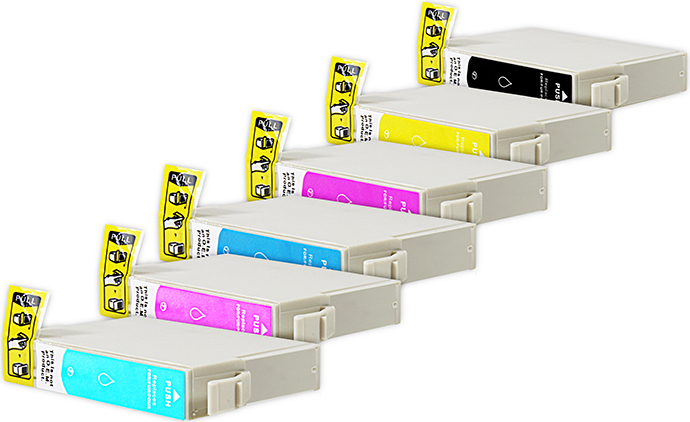 Epson Hummingbird Multipack 6-Farben T0807 Claria Fototinte C13T08074010