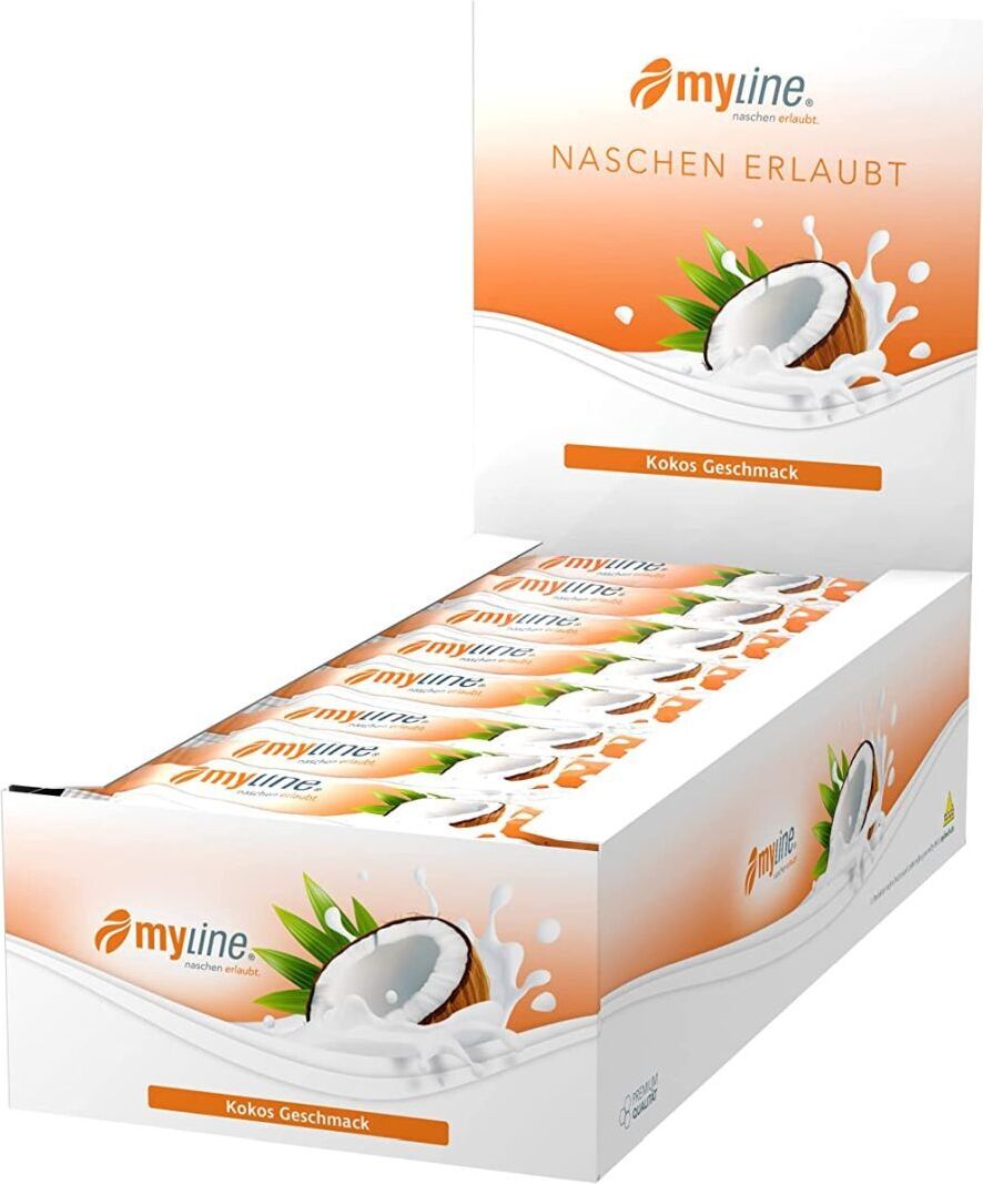 Inkospor Myline Riegel- 24 x 40 g Riegel Cocos