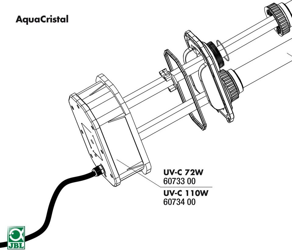 JBL Aquaristik JBL AquaCristal UV-C Elektroeinheit 72W * 6073300