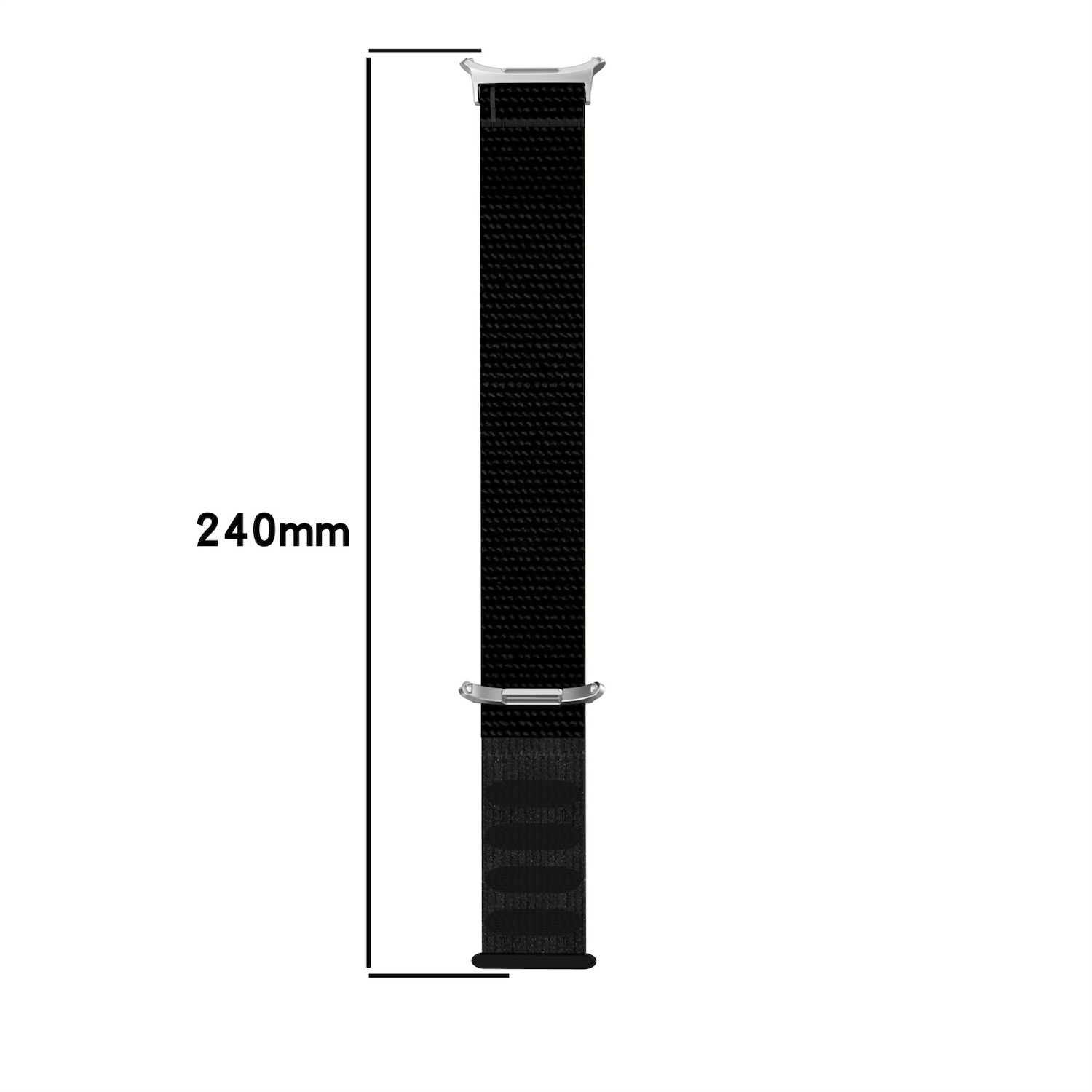 Pre Samsung Galaxy Watch Ultra 47 mm Nylonový pásik na ruku so suchým zipsom M7