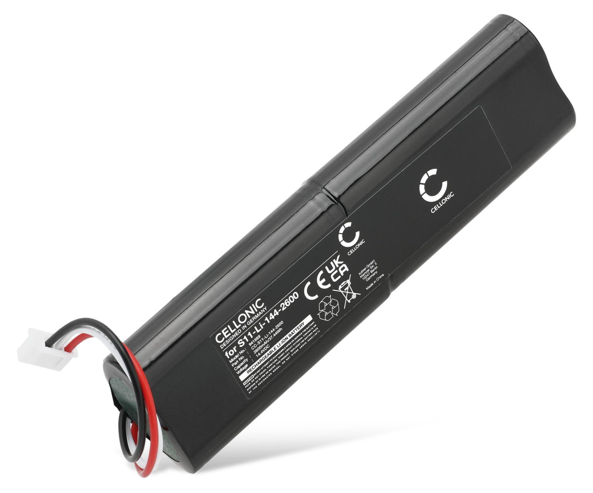 CELLONIC, Batteria per Aspirapolvere compatibile con Cecotec CONGA 1090, 990, 950, 1190, CONG1002 (14.4V, 2600mAh