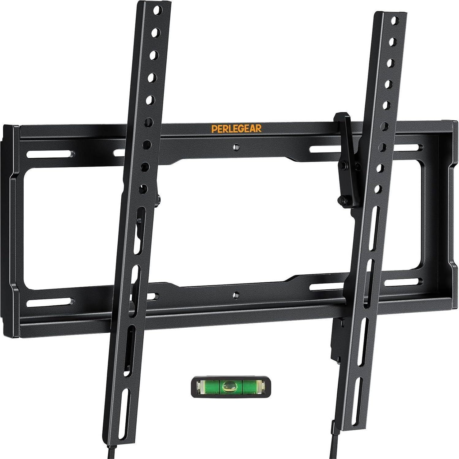 Sonstige Perlegear TV Wandhalterung Neigbar für 26-65 Zoll Flach&Curved TV bis 45kg