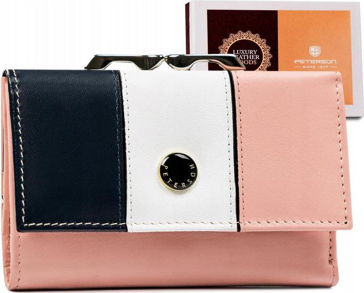 Peterson | Kleine Ledergeldbörse für Frauen mit RFID