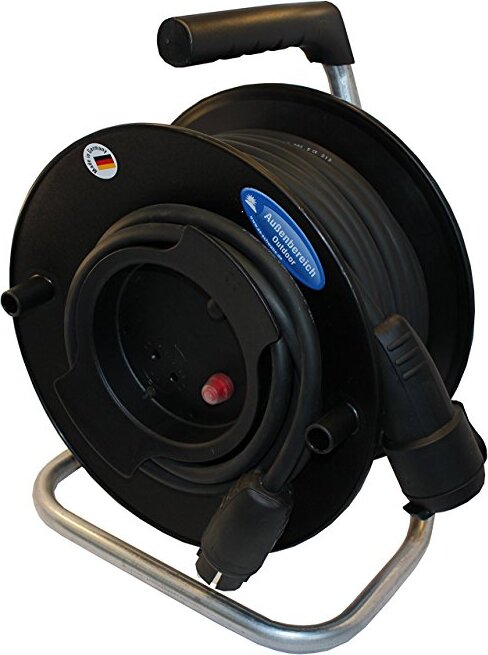 Garten Schutzkontakt Gerätetrommel H07RN-F 3G1,5 / 3G2,5 IP44 Schuko 25-50m, Querschnitt:3x2.5mm², Länge:40m