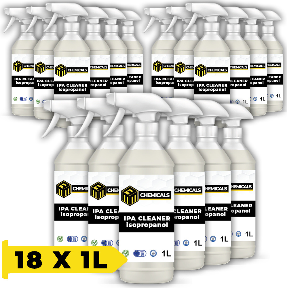 MRM-Chemicals MRM CHEMICALS IPA Reiniger 85 % ISOPROPYL ALKOHOL Spray für die Detaillierung x18