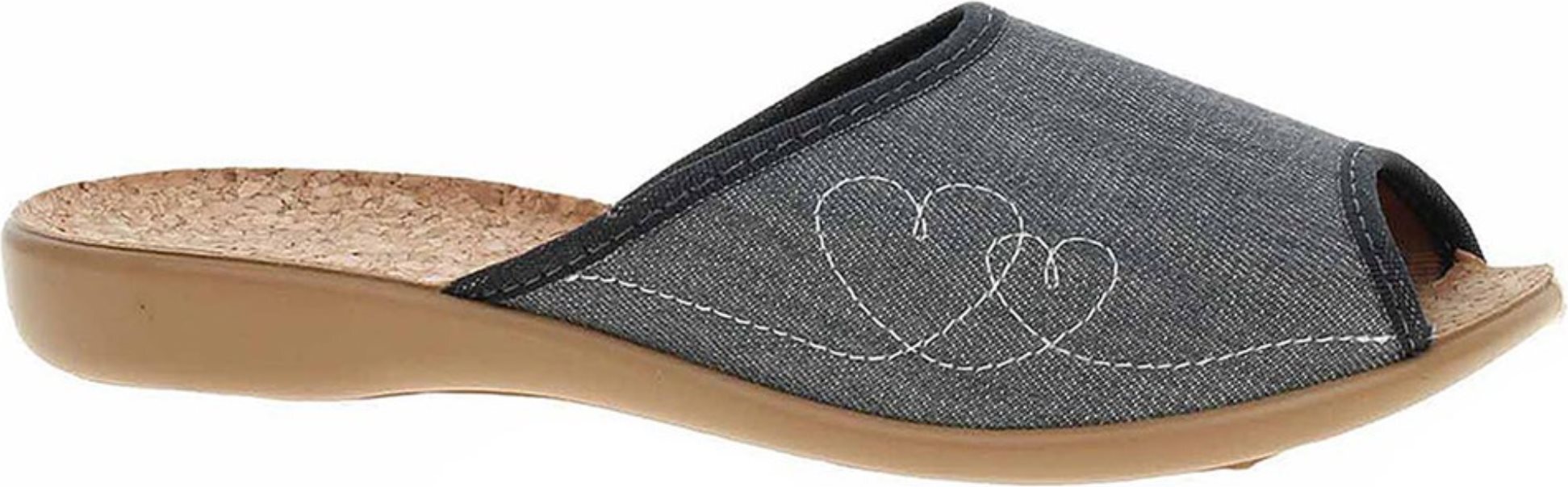Damen Hausschuhe Befado 254D146 grau 41