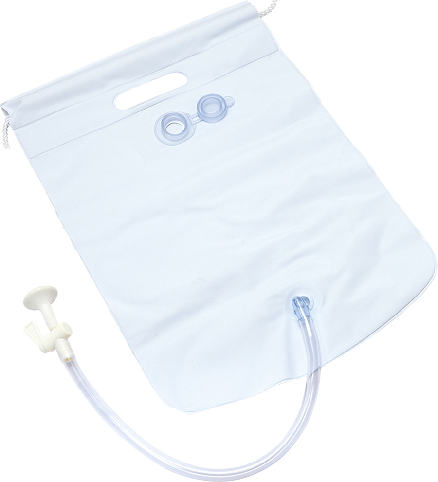 Saniversum Duschvorrichtung für Haarwaschwannen, 6 Liter, WEIß