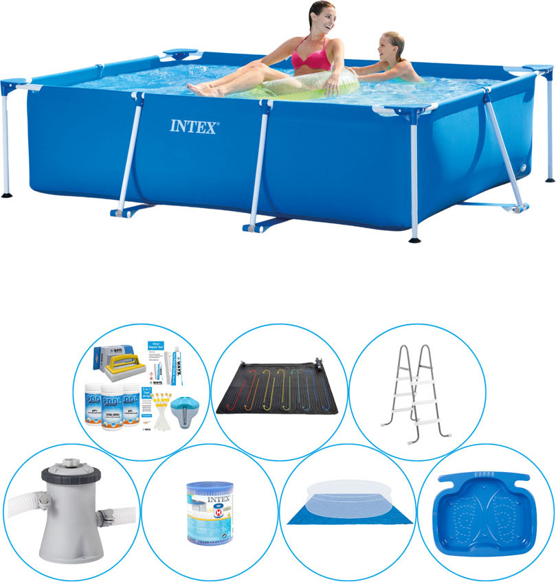 Intex Rámový bazén Rechteckig 220x150x60 cm - 8-teilig - Bazén Super Deal