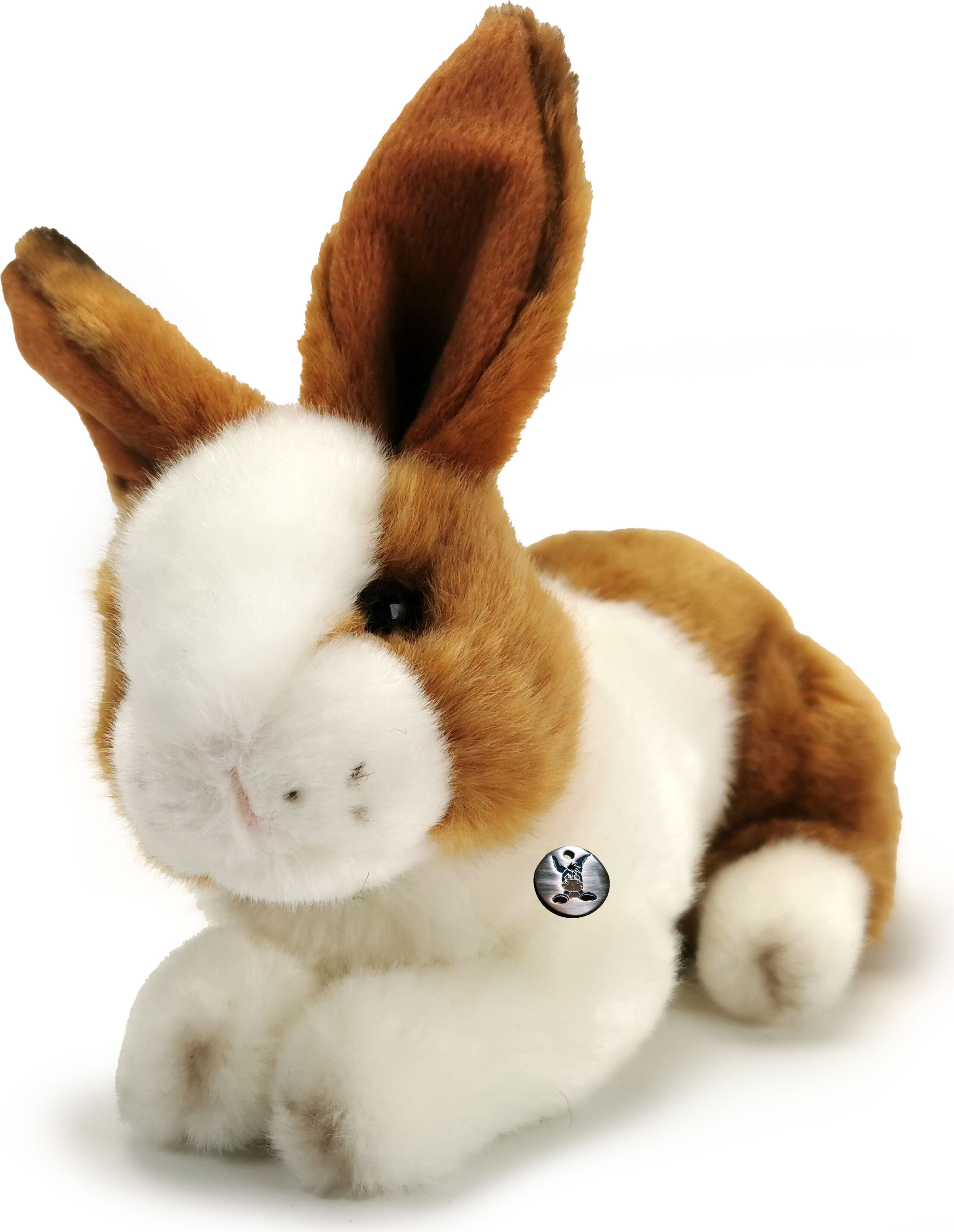 Kuscheltiere*biz Hase Kuscheltier Kaninchen braun-weiß Plüschtier Häschen STUPSI KT531970