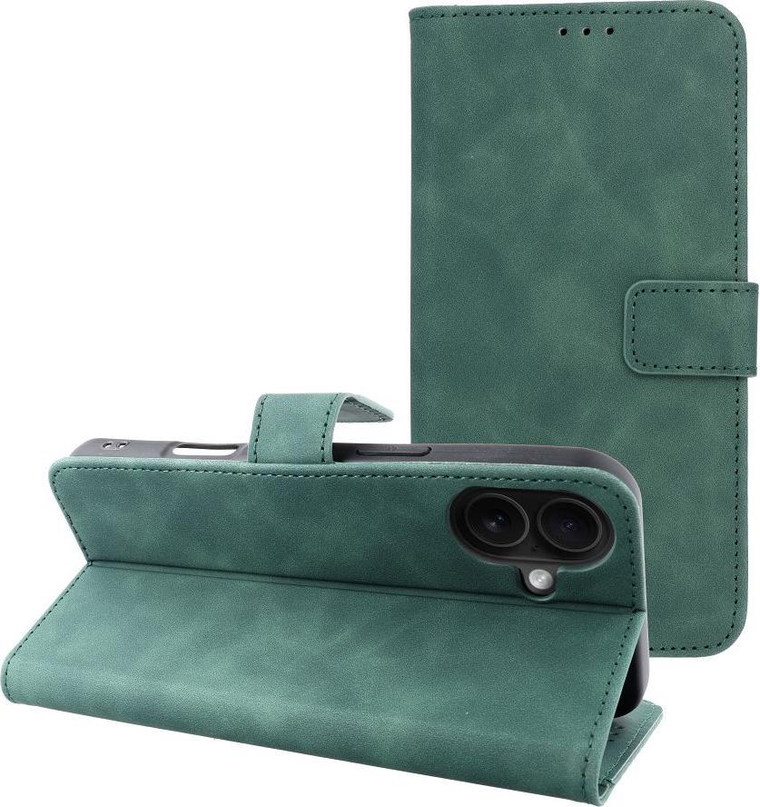 OEM TENDER Book passend für IPHONE 16 Plus grün