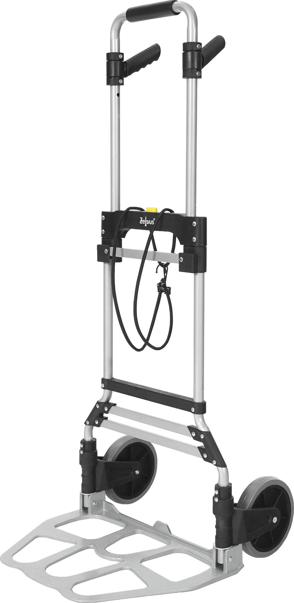 Zelsius Sackkarre klappbar bis 150 kg, Sackkarre für Getränkekisten, Klappsackkarre, Umzugshilfe