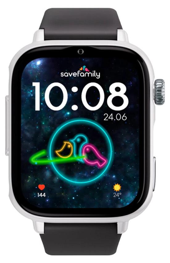 SaveFamily Smartwatch Save Family SW+2 B/SBB 1,44? Weiß Schwarz