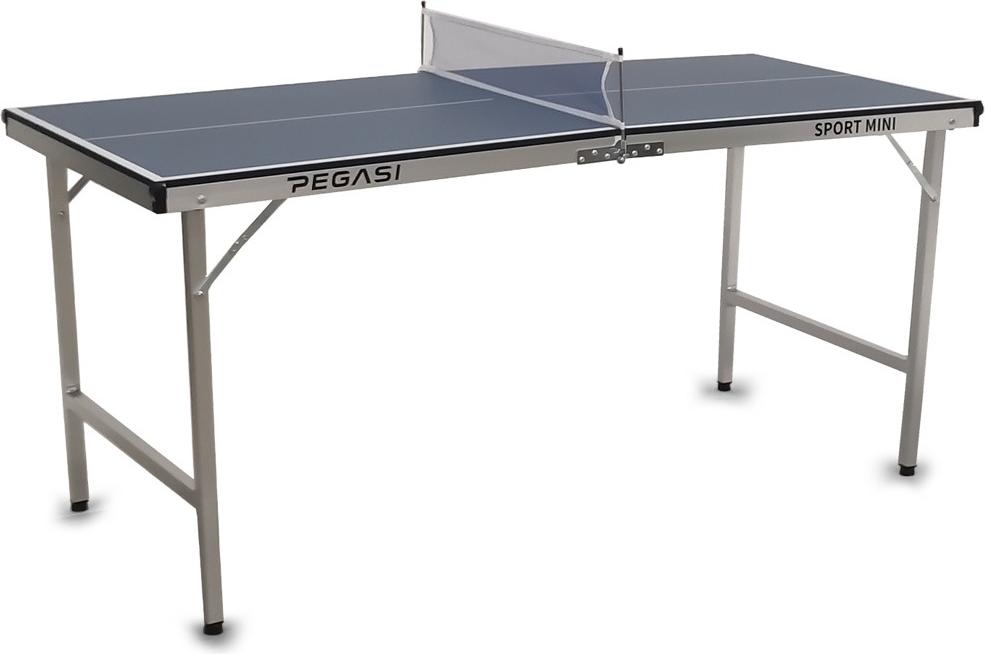 Pegasi Mini Tischtennisplatte - Tischtennis - Indoor spiele - Tischtennisplatte - Faltbare Tischtennistisch - Table Tennis Table Indoor - Blau PEG-TMINI-BLUE