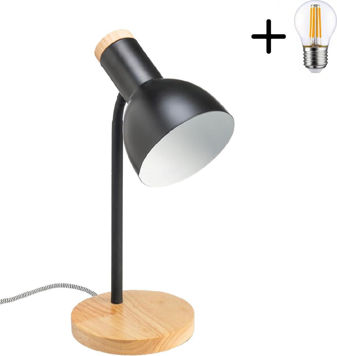 LUXUS Schreibtischlampe Romy ROMY_BLACK_SET