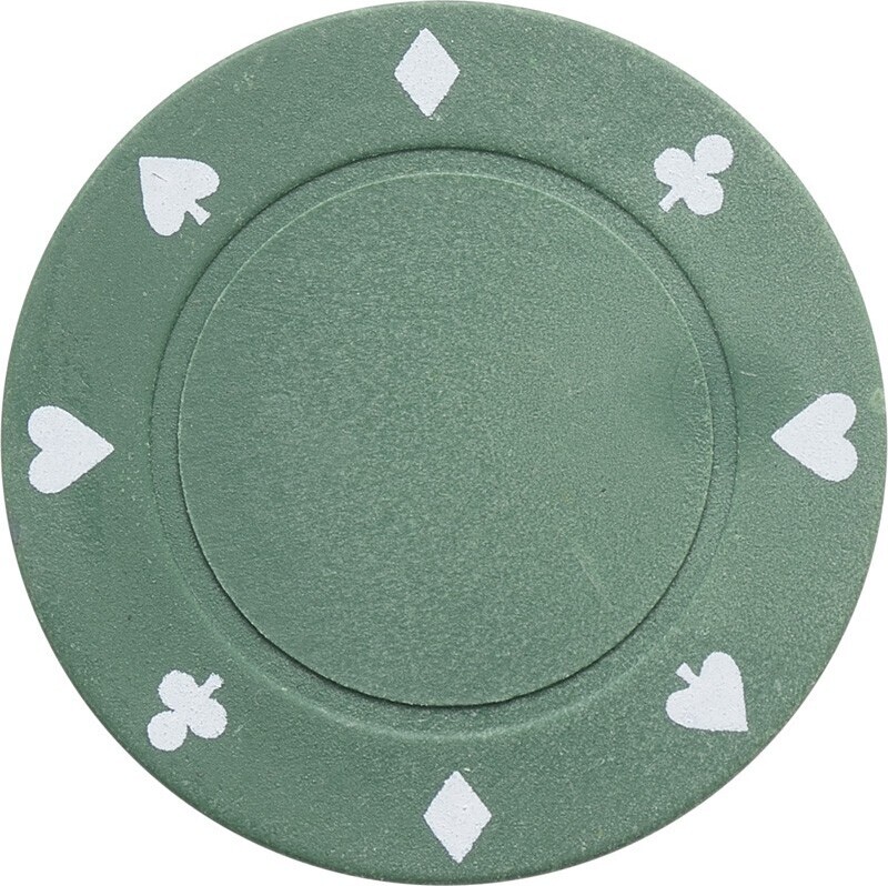 Pegasi Pokerchip 4g Grün - 25Stk. - Pokerchips - Pokerchips ohne wert - Kunststoff - Poker PEG-PC127-GREEN