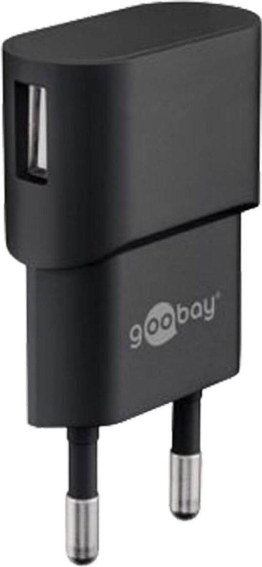 Goobay 44947 Nabíjačka USB-A (5 W) čierna, čierna - 1x pripojenie USB-A