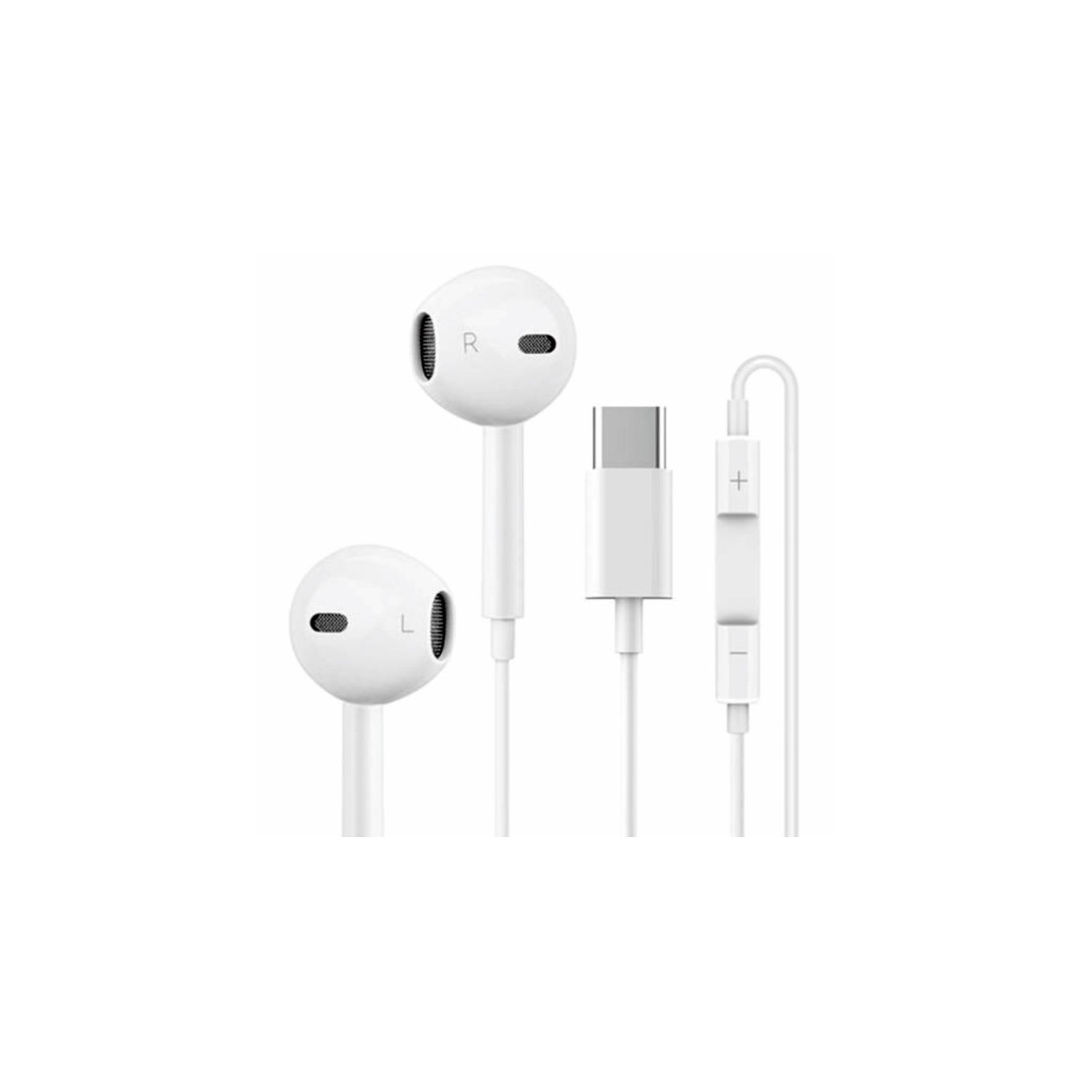 Slúchadlá do uší s pripojením USB-C - (BASIC LINE)
