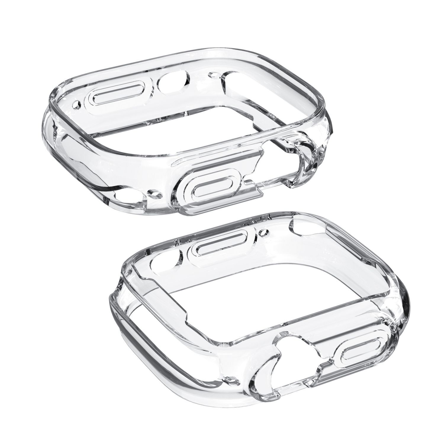 Pre Apple Watch Ultra 1 + 2 49 mm Nárazuvzdorný silikónový kryt TPU