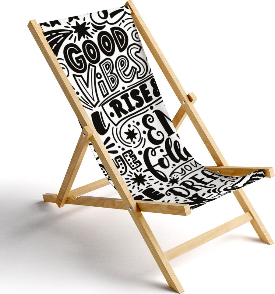 Displayhersteller Liegestuhl Typographie 13-1067-typographie-p