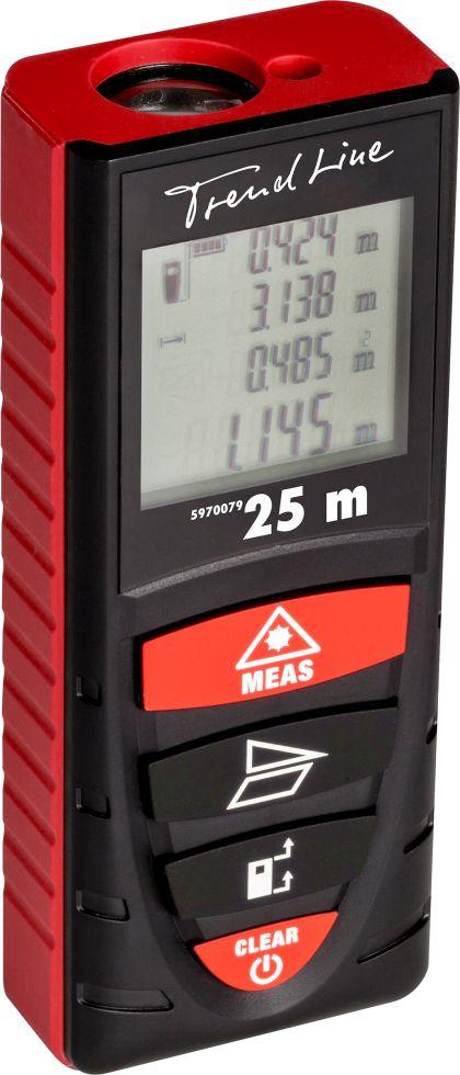 TrendLine Entfernungsmesser Laser 25m Arbeitsbereich 0,2-25 m 760200795