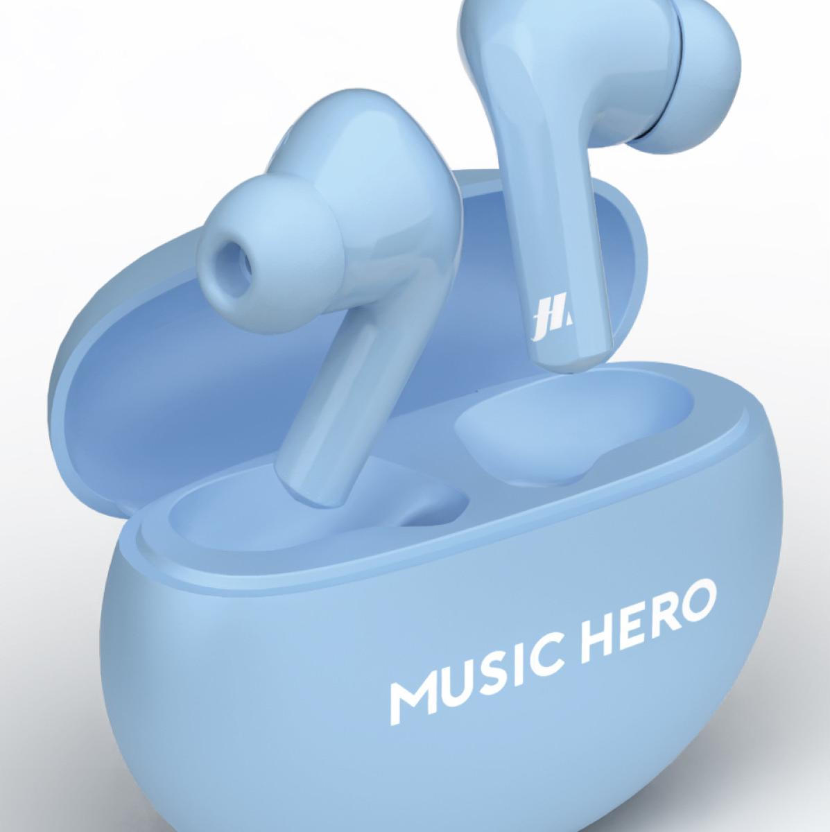 SBS TWS X-BEAT, True Wireless Stereo (TWS), Hovor / hudba, 350 g, Slúchadlá s mikrofónom, svetlo modrá